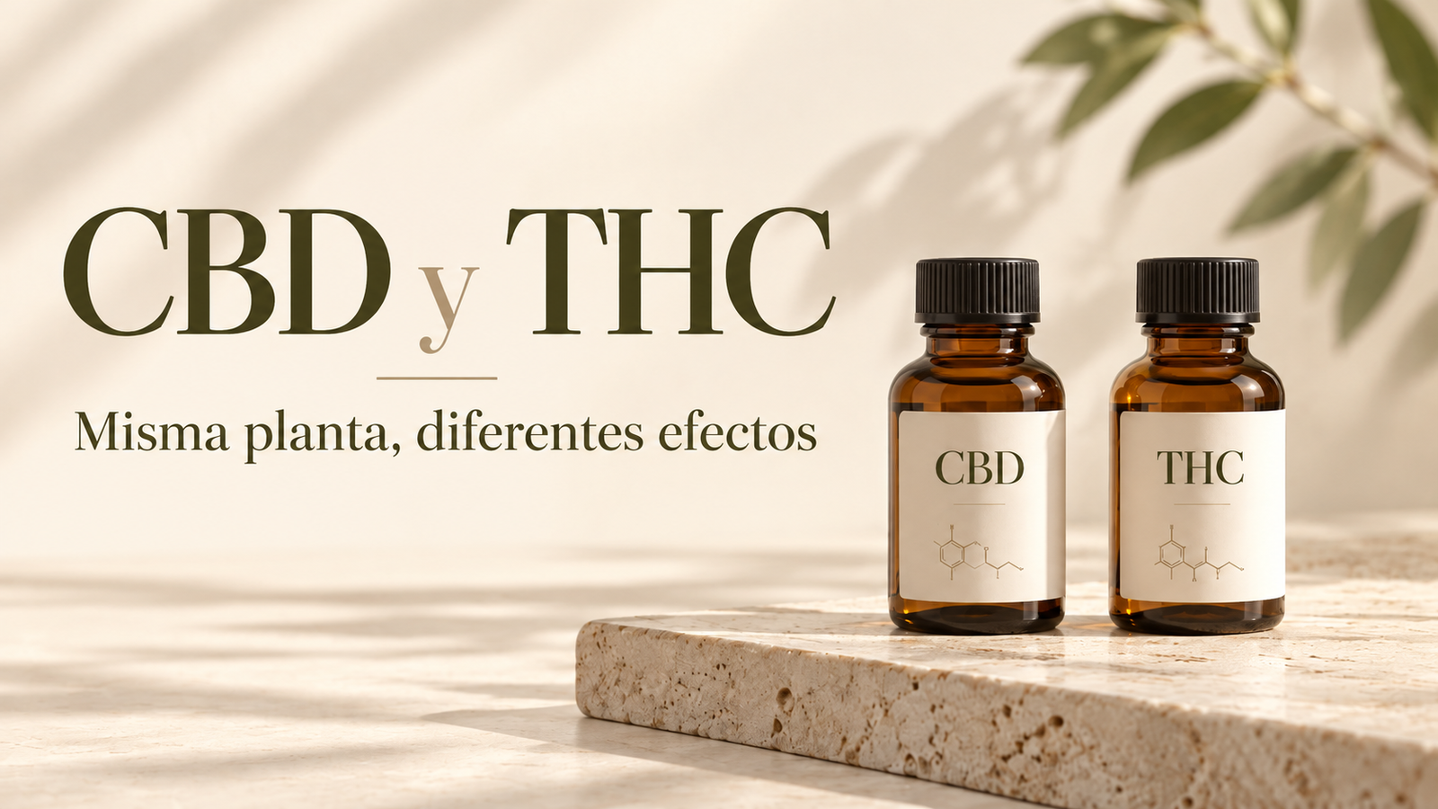 CBD y THC: diferencias claras para no confundirlos
